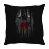 skull rust Throw Pillow