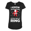 i know when those sleigh bells ring Maternity Scoop Neck T-shirt