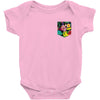 Flower Pocket Baby Bodysuit