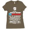 Donald trump The D Is Missing Ladies Fitted T-Shirt