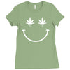 smiley halter top Ladies Fitted T-Shirt