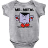 mr. metal Baby Onesie
