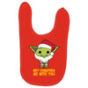 may cristmas be with you yoda Baby Bibs