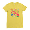 learn from the flowers Ladies Fitted T-Shirt