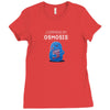 better learning through osmosis Ladies Fitted T-Shirt