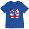 paire de tongues am&eacute;ricaine V-Neck Tee