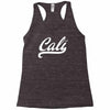 cali black logo Racerback Tank