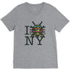 i (turtle) ny V-Neck Tee