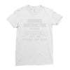 driving instructor superhero Ladies Fitted T-Shirt