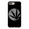 cannabis fingerprinting (white) iPhone 8 Plus