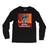 i want to believe santa parody Long Sleeve Shirts