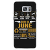 Born June Multitasking Problem Solving Tees Samsung Galaxy S7
