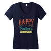 happy father's day Women's V-Neck T-Shirt