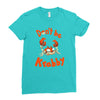 don't be krabby Ladies Fitted T-Shirt