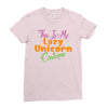 this is my lazy unicorn costume Ladies Fitted T-Shirt