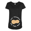 Little Peanut on the Way Maternity Scoop Neck T-shirt