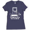 computer science pc nerd gamer zocker shooter funny Ladies Fitted T-Shirt