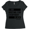Rooting for Everybody Women's Triblend Scoop T-shirt