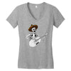 mexican skull Women's V-Neck T-Shirt