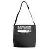 sarcasm now loading mens Adjustable Strap Totes