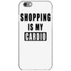 shopping is my cardio !! t shirt  shopping is my cardio graphic  t,,, iPhone 6/6s Case