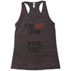 quitting coffee Racerback Tank