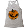 skull pumpkin Racerback Tank