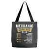 Mechanic Hourly Rate Tote Bags