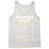 January Girl Facts Aquarius Tank Top
