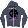 galaxy sos Zipper Hoodie