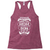 Super Cool Mom Of A Freaking Awesome Son Racerback Tank