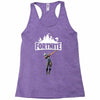 fortnite dab (white) Racerback Tank