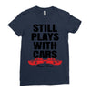 Still Plays With Cars Carpe Viam Ladies Fitted T-Shirt