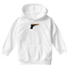black gold gun pullover Youth Hoodie