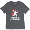 i tried it at home! funny V-Neck Tee
