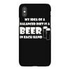 a balanced diet is a beer in each hand iPhoneX