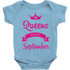 queens are born in september Baby Onesie