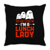 lunch lady Throw Pillow