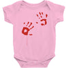 bloods hand Baby Onesie