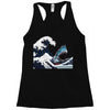 Great White Wave Shark Racerback Tank