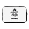 adventure calling and i must go woods ex Laptop sleeve