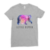Little Dipper with Galaxy Ladies Fitted T-Shirt