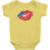 4th of July Lip Baby Bodysuit