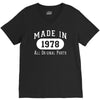 40th birthday gifts made 1978 all original parts V-Neck Tee