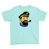 captain haddock tintin cartoon comic Youth Tee