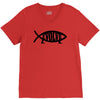 evolve t shirt small funny evolution science atheist darwin atheism fi V-Neck Tee