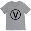 vegan symbol V-Neck Tee