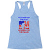 we stand for the flag Racerback Tank