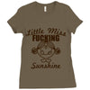 little miss fucking sunshine Ladies Fitted T-Shirt
