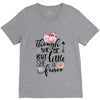 Tough She Be But Little She Is Fierce V-Neck Tee